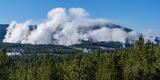 Cold Morning overlooking the Norris Geyser Basin