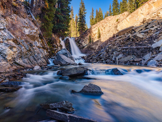 Clear Creek Falls #2 print