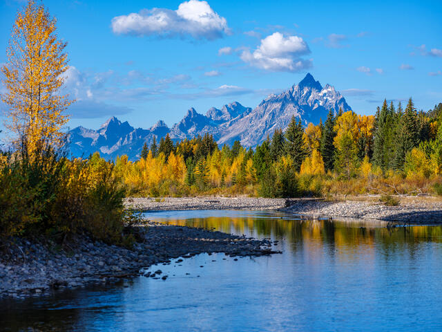 Pacific Creek View of Grand Teton print