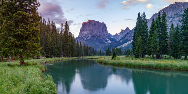 Squaretop Mountain above the Green River #3 print